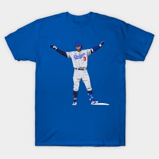 Chris Taylor Safe Los Angeles Baseball T-Shirt